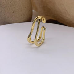 INS trend geometric line metal ear cuff ear wrap(1pcs price)