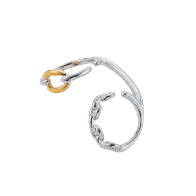 Personality two tone gold plated copper ear wrap(1pcs price)
