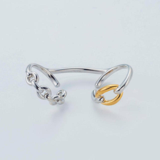 Personality two tone gold plated copper ear wrap(1pcs price)