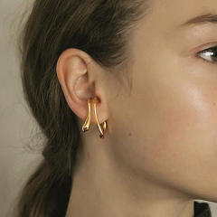 INS trend geometric line metal ear cuff ear wrap(1pcs price)