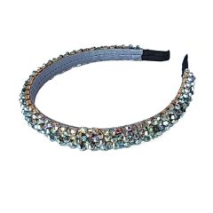 Delicate color crystal bead handmade headband