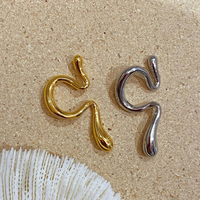 Occident fashion unique line gold plated copper ear cuff ear wrap