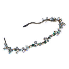 Korean fashion elegant crystal bead headband