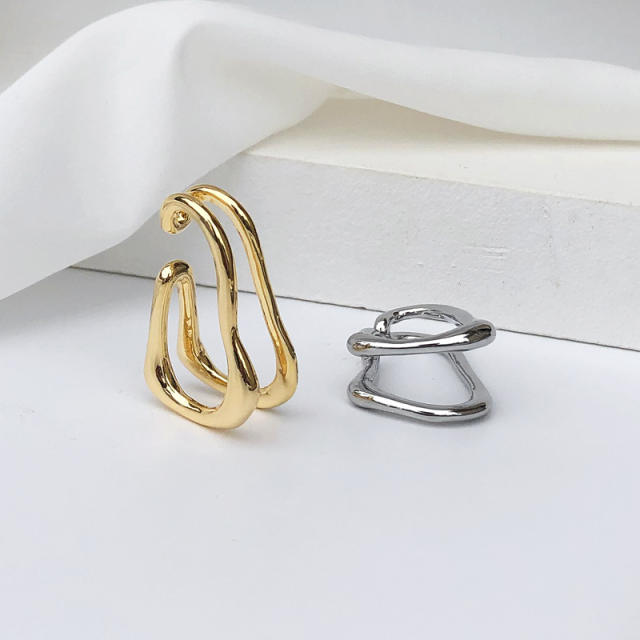 INS trend geometric line metal ear cuff ear wrap(1pcs price)