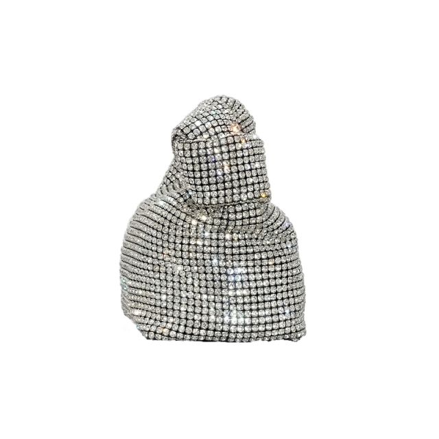 Luxury color diamond handbag