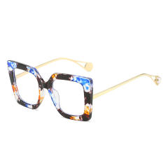 Occident fashion blue light reading glasses