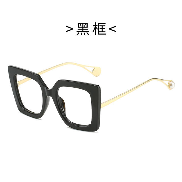Occident fashion blue light reading glasses