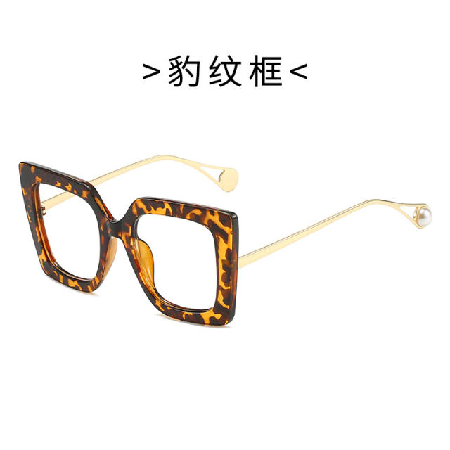 Occident fashion blue light reading glasses