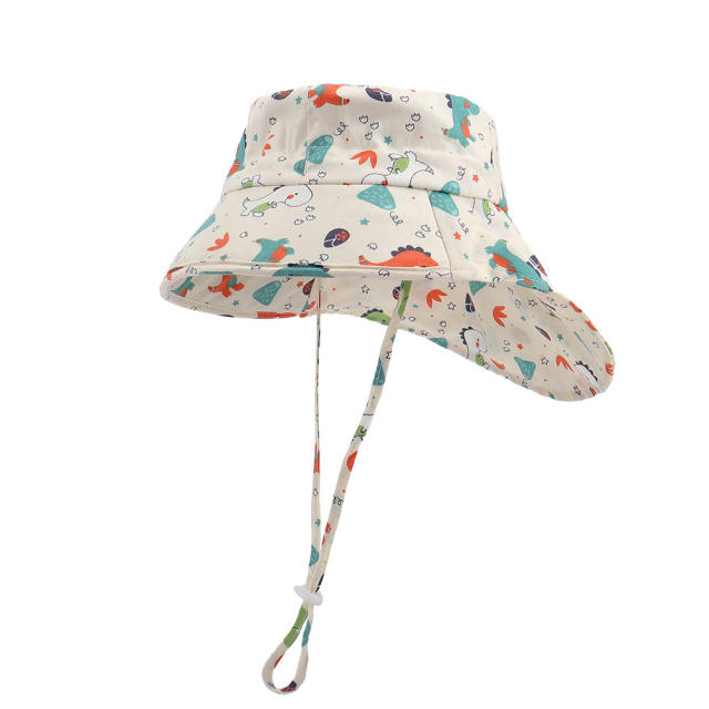 Cartoon summer sun hat for kids