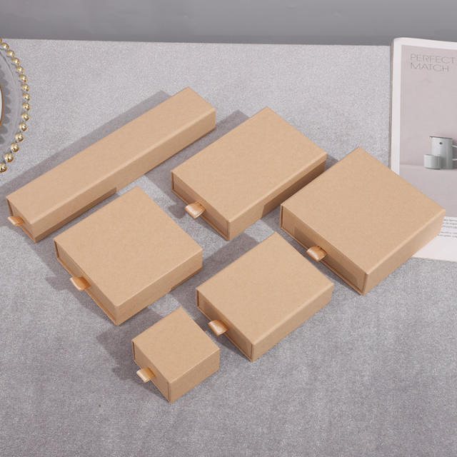 Multi color size paper jewelry box small gift box