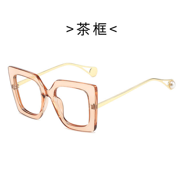 Occident fashion blue light reading glasses