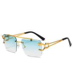 Popular rimless sunglasses