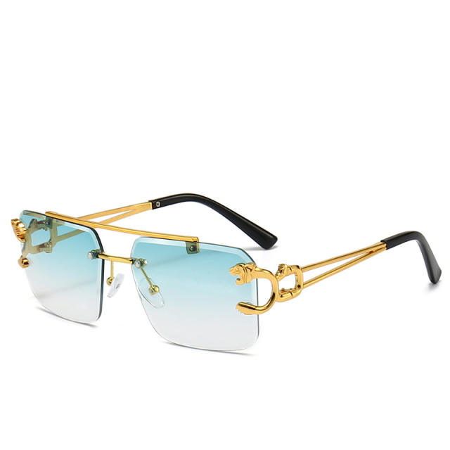 Popular rimless sunglasses
