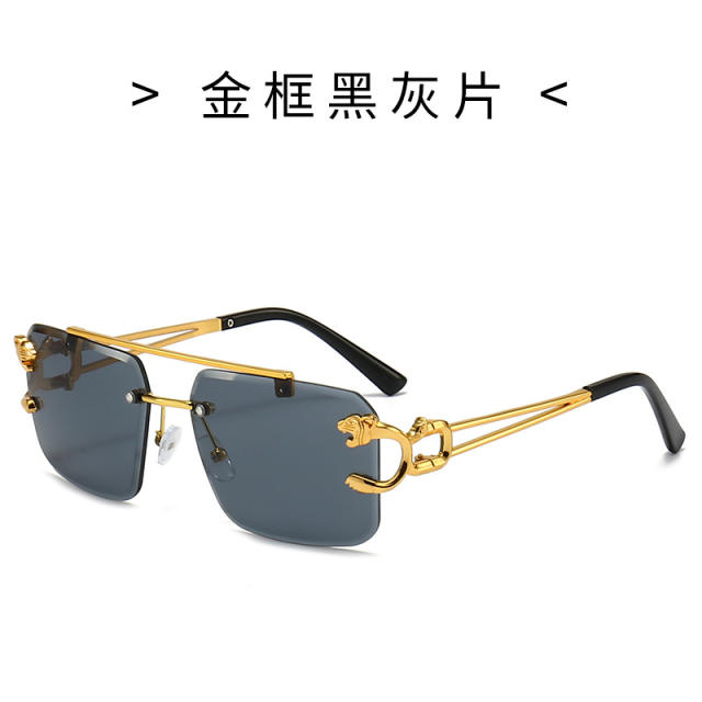 Popular rimless sunglasses