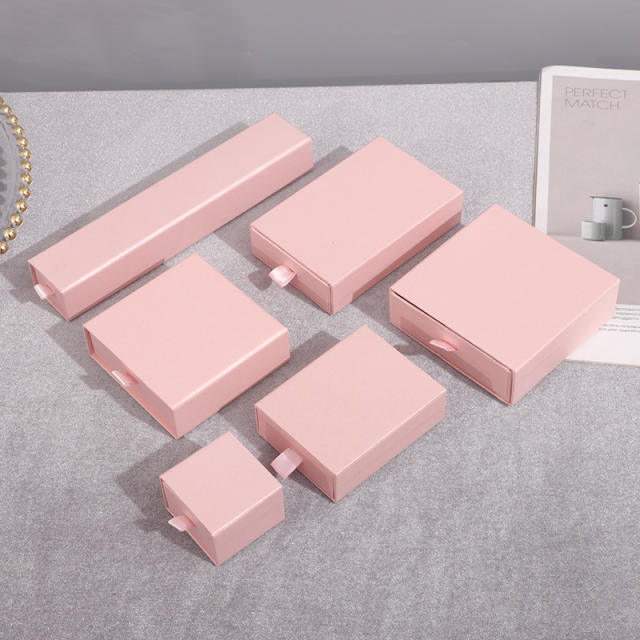 Multi color size paper jewelry box small gift box