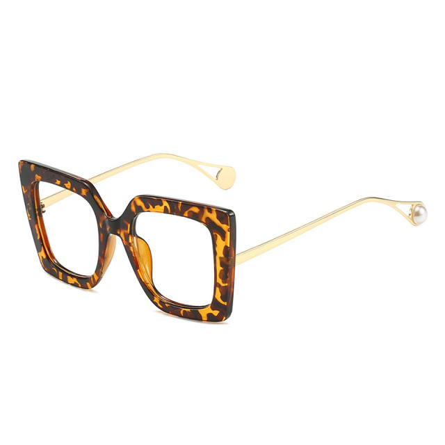 Occident fashion blue light reading glasses