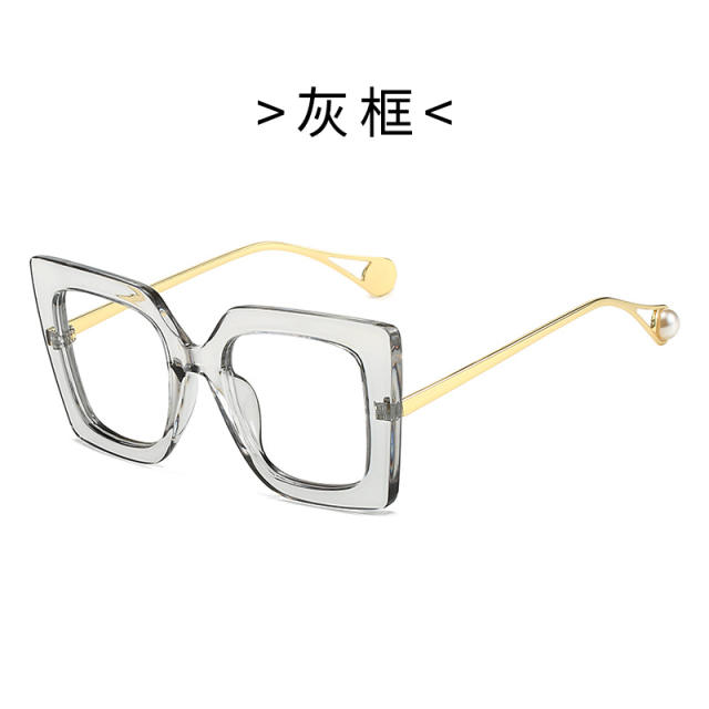 Occident fashion blue light reading glasses