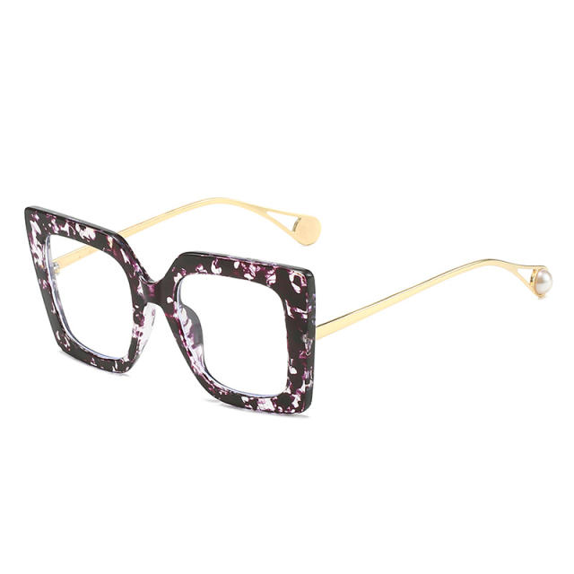 Occident fashion blue light reading glasses