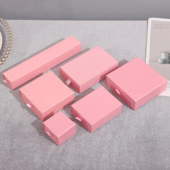 Multi color size paper jewelry box small gift box