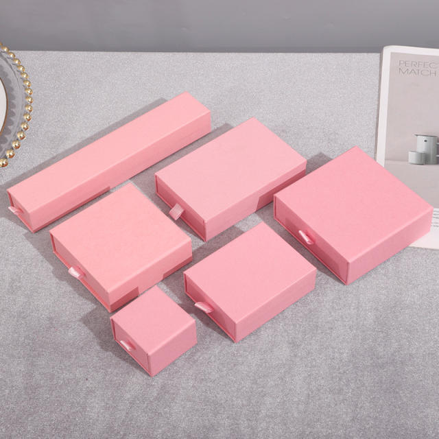Multi color size paper jewelry box small gift box
