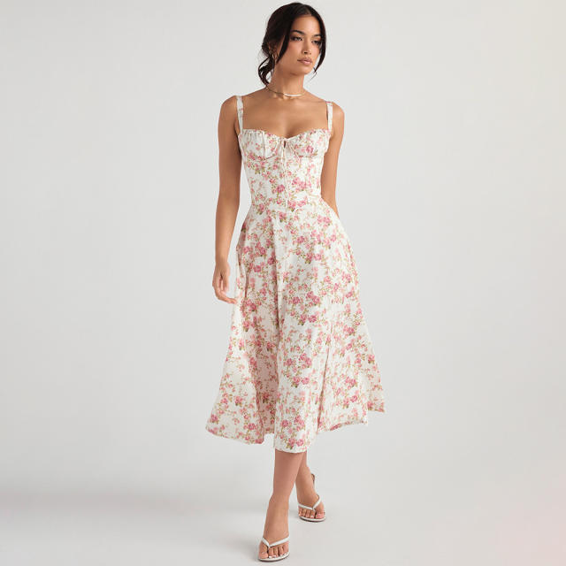 Holiday trend sexy backless maxi dress