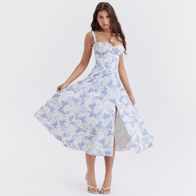 Holiday trend sexy backless maxi dress