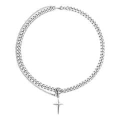 Hiphop popular star charm stainless steel chain necklace