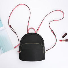 Korean fashion multi function plain color mini backpack