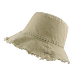 Korean fashion plain color cotton bucket hat