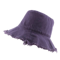 Korean fashion plain color cotton bucket hat