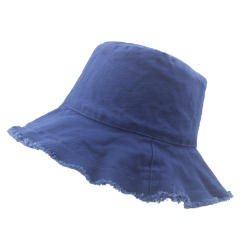 Korean fashion plain color cotton bucket hat