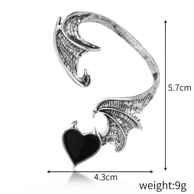 Gothic trend silver color dragon ear wrap(1pcs price)