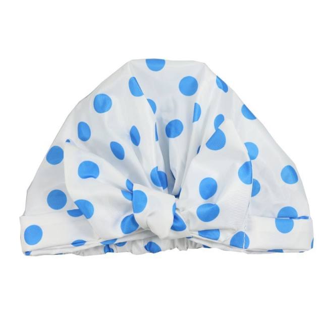 Waterproof shower color pattern bonnets