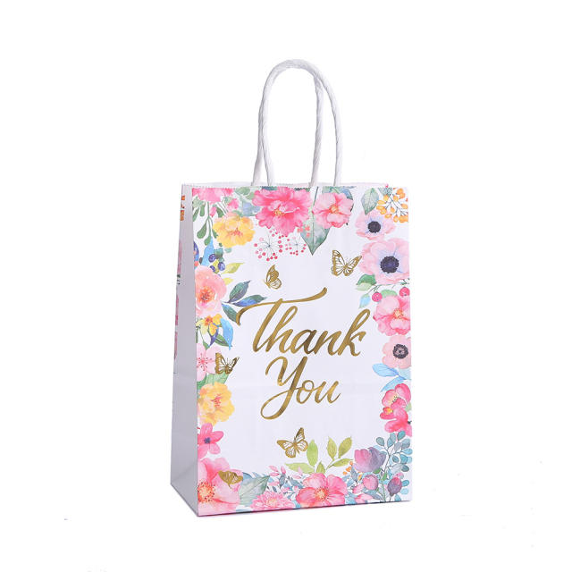 INS trend thank you letter kraft paper bag gift bag