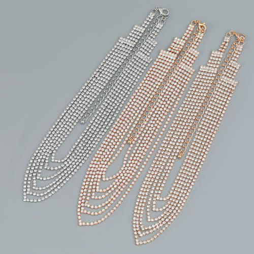 Chic diamond layer women necklace