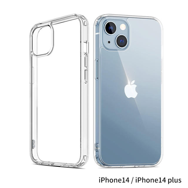 TPU+PC clear phone case for iphone