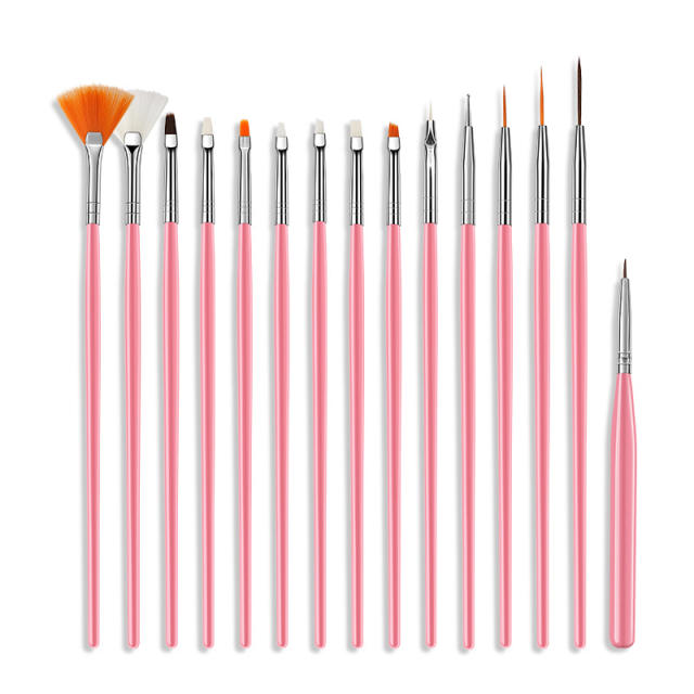 15PCS nail painting brushes set