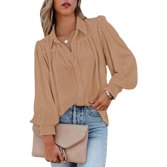 Summer Plain color women blouse