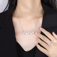Elegant water pearl necklace for women