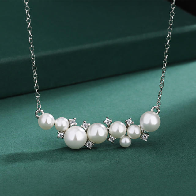 Elegant water pearl necklace for women