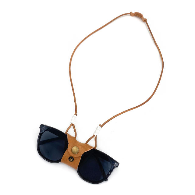 Hot sale pu leather sunglasses holder