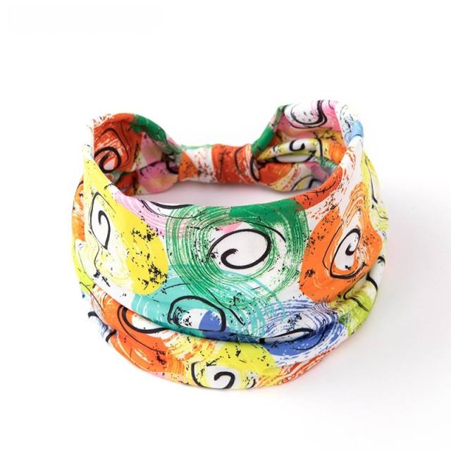 Amazon hot sale color printing sport headband
