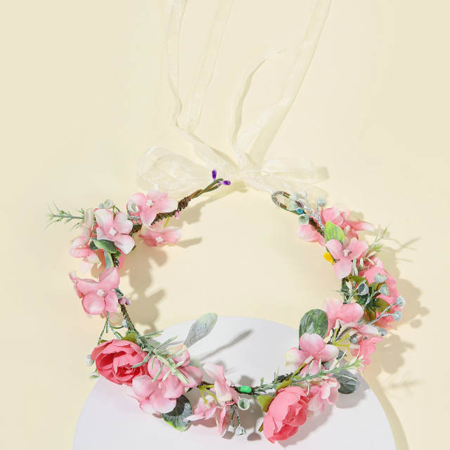Flower crown headband