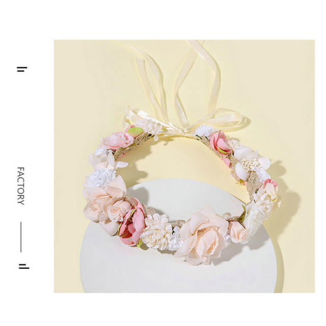 Flower crown headband