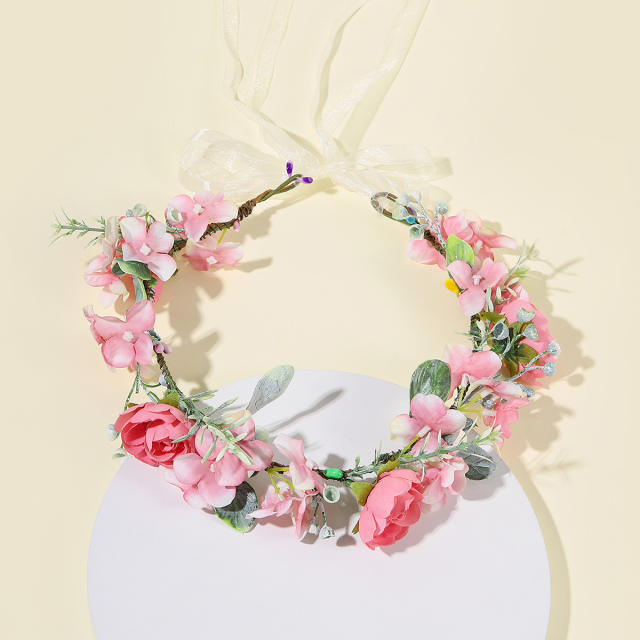 Flower crown headband