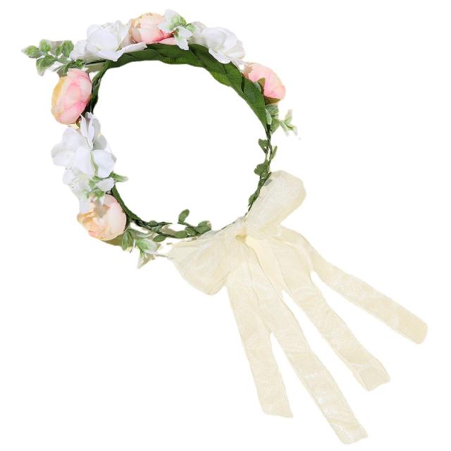 Flower crown headband