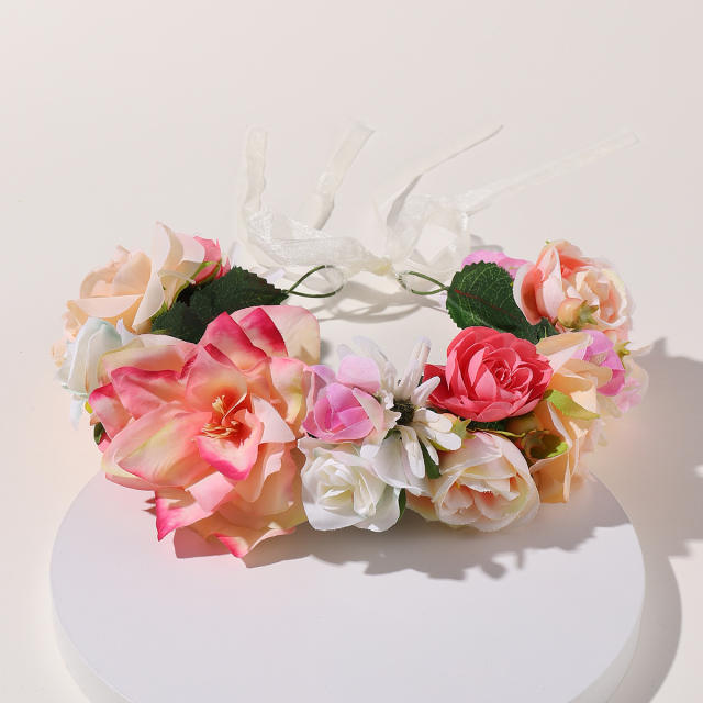 Flower crown headband