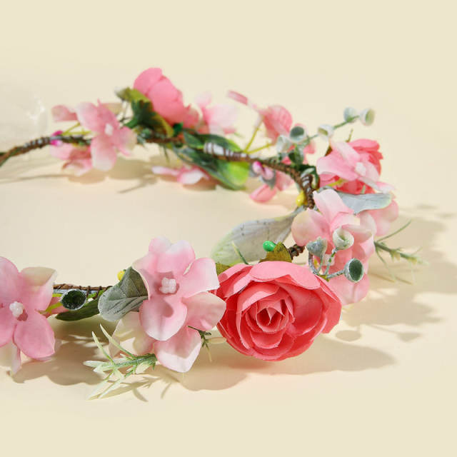 Flower crown headband