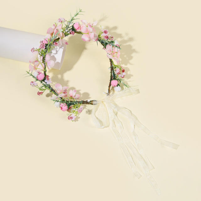 Flower crown headband