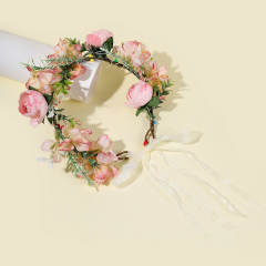 Fresh flower crown headband